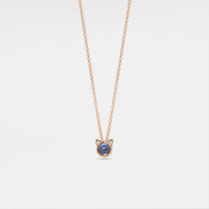 Cat Custom Photo Projection Necklace