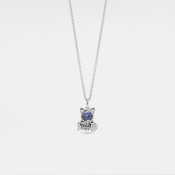 Cat Photo Projection Necklace