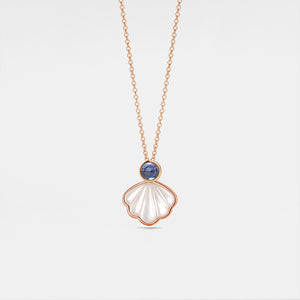 Collana con proiezione fotografica personalizzata con conchiglia