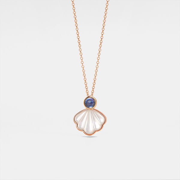 Seashell Photo Projection Necklace