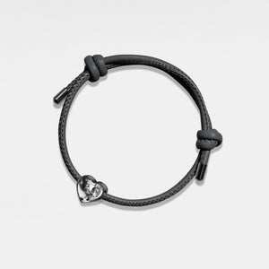 Heart Custom Photo Leather Rope Bracelet