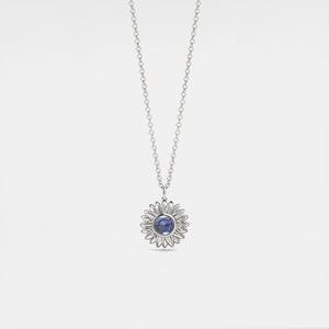 Sunflower Custom Photo Projection Necklace