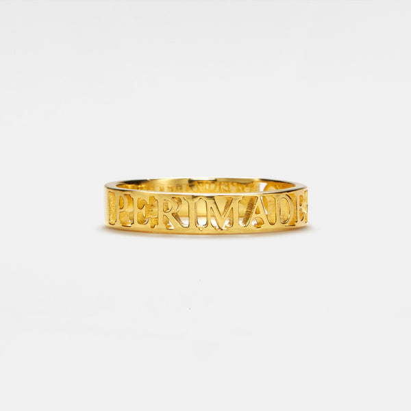 Personalized Modern Name Band Ring