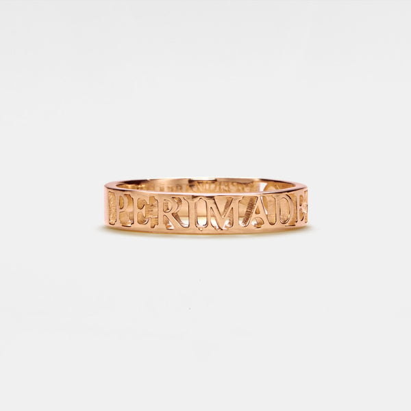 Personalized Modern Name Band Ring