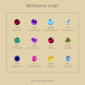 Anello a fascia impilabile personalizzato con pietra di nascita Solitaire