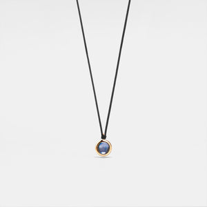 Benutzerdefinierte Fotoprojektion Schwarze Seil Halskette