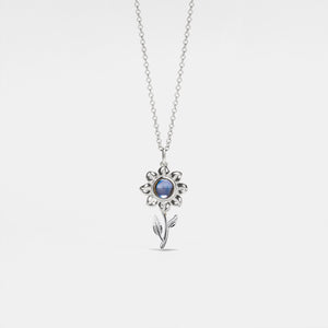 Sunflower Custom Photo Projection Necklace