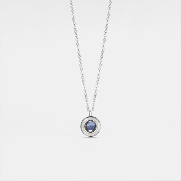 Round Charm Photo Projection Necklace