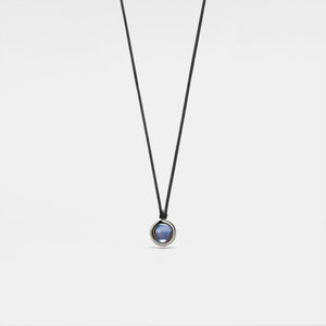 Benutzerdefinierte Fotoprojektion Schwarze Seil Halskette