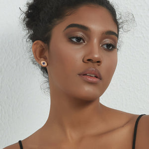 Turkish Evil Eye Statement Stud Earrings