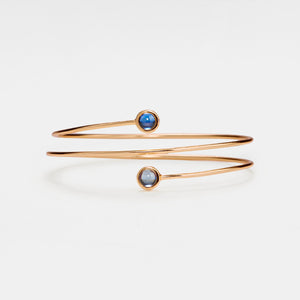 Double Photo Projection Bangle Bracelet