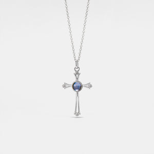 Collier de projection photo personnalisé en croix