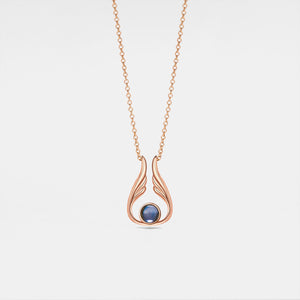 Wing Ring Holder Photo Projection Necklace