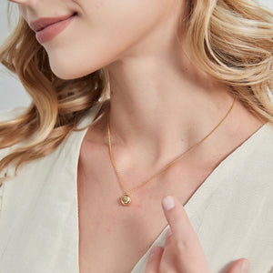 Collana con proiezione fotografica personalizzata rotonda