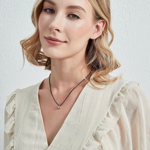 Turkish Evil Eye Nazar Rope Necklace