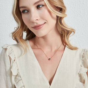 Custom Bubble Photo Projection Necklace