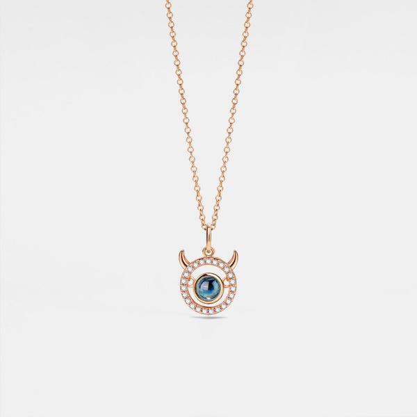 Taurus Photo Projection Necklace