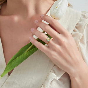 Planet Saturn Anxiety Fidget Spinner Ring