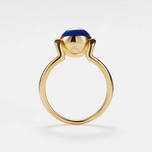 Turkish Evil Eye Blue Nazar Statement Ring