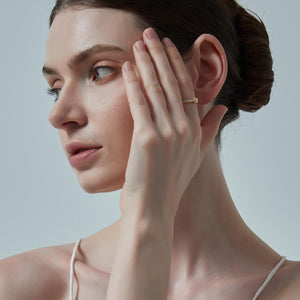 Two-Tone Twist Rope Knot Stacking Ring