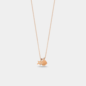 Seashell Starfish Beach Pendant Necklace