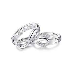 Infinity Mobius Huggie Hoop Earrings - Perimade & Co.