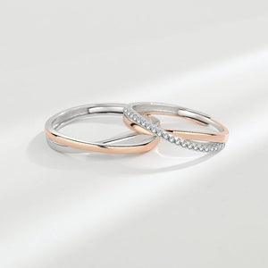 Infinity Mobius Matching Couple Band Ring - Perimade & Co.