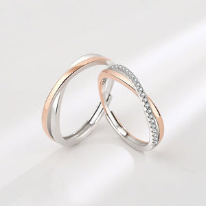 Infinity Mobius Matching Couple Band Ring - Perimade & Co.