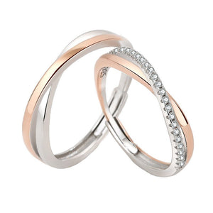 Infinity Mobius Matching Couple Band Ring - Perimade & Co.
