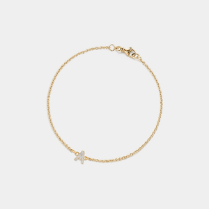 Initial Letter Charm Stacking Bracelet - Perimade & Co.