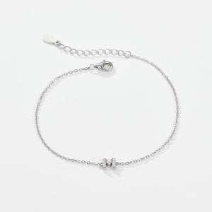 Initial Letter Charm Stacking Bracelet - Perimade & Co.