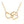 A collection of Interlock Dog Paw Heart Pendant Necklaces in silver and gold colors displayed on a dark background.