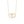 Gold necklace with interlocking rings on a white background