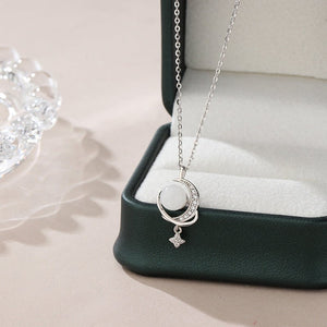 Jade Planet Moon Star Pendant Necklace - Perimade & Co.