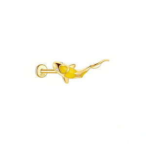 Japanese Enamel Koi Fish Stud Earrings - Perimade & Co.