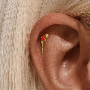Japanese Enamel Koi Fish Stud Earrings - Perimade & Co.