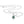 Silver necklace with a green pendant on a white background