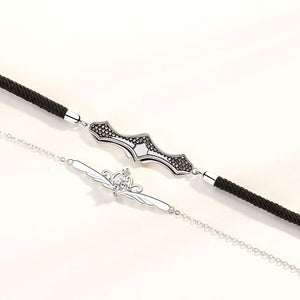 Knight Princess Couple Matching Rope Bracelet - Perimade & Co.
