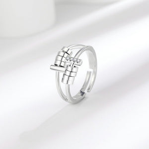 Layered Anxiety Fidget Spinner Statement Ring - Perimade & Co.