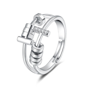 Layered Anxiety Fidget Spinner Statement Ring - Perimade & Co.