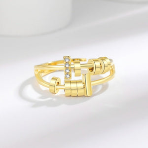 Layered Anxiety Fidget Spinner Statement Ring - Perimade & Co.