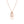 A gold-plated sterling silver letter interlocking pin pendant necklace with cubic zirconia, displayed on a yellow background.