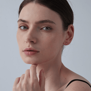 Lightning Bolt Pave Cartilage Stud Earrings - Perimade & Co.