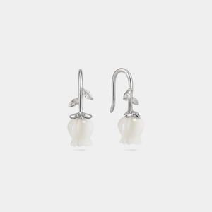 Lily Of The Valley Flower Hook Drop Earrings - Perimade & Co.