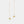 Gold bell-shaped earrings on thin chains against a white background