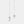 Silver bell-shaped earrings with small diamonds on a light gray background