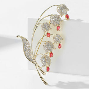 Lily Of Valley Flower Statement Brooch - Perimade & Co.