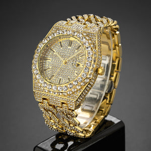 Luxury Full Iced Out Octagon Bracelet Watch - Perimade & Co.