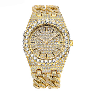 Luxury Full Iced Out Octagon Bracelet Watch - Perimade & Co.