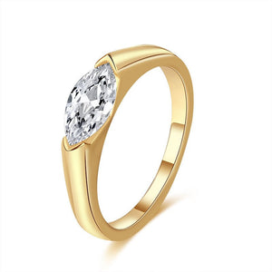 Marquise Color Moissanite Engagement Ring - Perimade & Co.